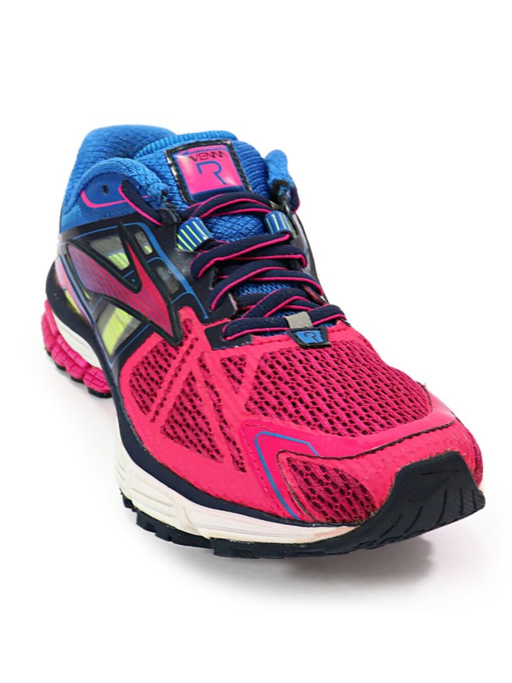Brooks Women's Ravenna 6 Running Shoe Pink & Blue Athletic Sneaker Size 7.5